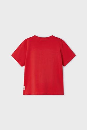Mayoral Erkek Çocuk T-Shirt 03016-17 Kırmızı Yeşil