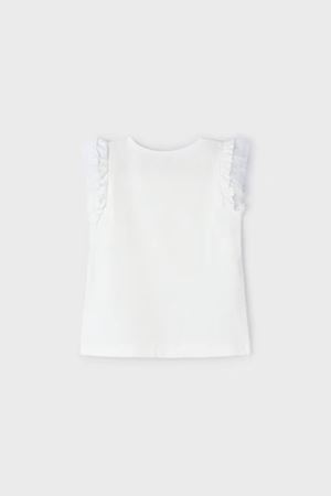 Mayoral Kız Çocuk T-Shirt 03079-50 Krem-Bej