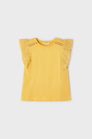 Mayoral Kız Çocuk T-Shirt 3082-25 Sarı