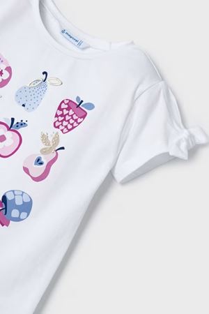Mayoral Kız Çocuk T-Shirt 3084-64 Beyaz