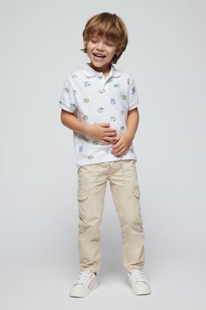 Mayoral Erkek Çocuk T-Shirt 3107-39 Beyaz