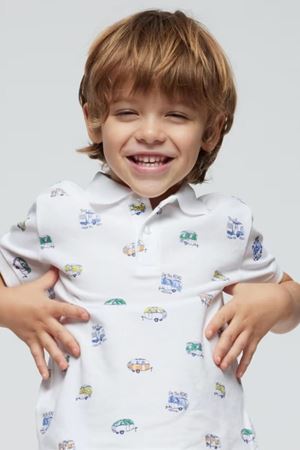 Mayoral Erkek Çocuk T-Shirt 3107-39 Beyaz