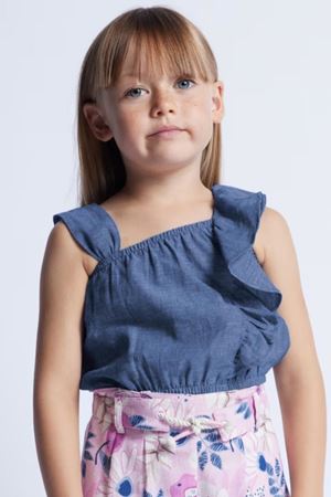Mayoral Kız Çocuk Bluz 3176-14 Mavi