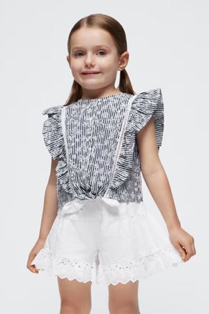 Mayoral Kız Çocuk T-Shirt 3179-23 Lacivert