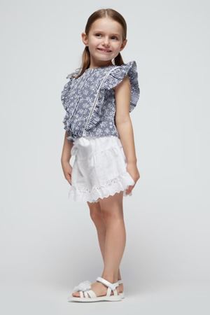 Mayoral Kız Çocuk T-Shirt 3179-23 Lacivert