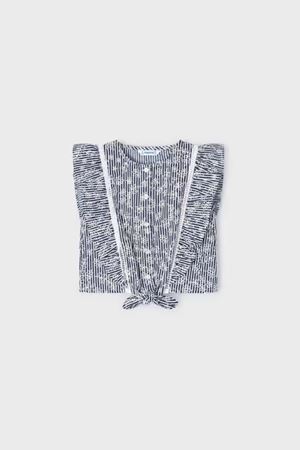 Mayoral Kız Çocuk T-Shirt 3179-23 Lacivert