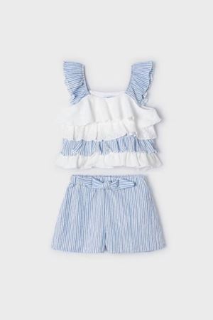 Mayoral Kız Çocuk Şort Set 3259-56 Lacivert