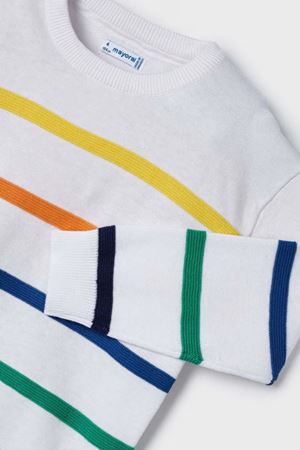 Mayoral Erkek Çocuk Çizgili Sweat 3357-46 Bej