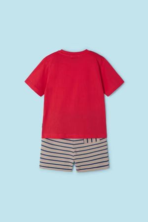 Mayoral Erkek Çocuk Şort Set 03607-20 Kırmızı