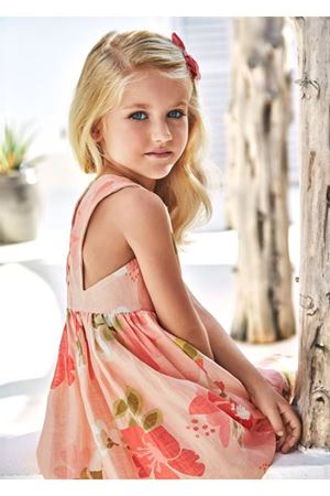 Mayoral Kız Çocuk Elbise 3911-88 Krem