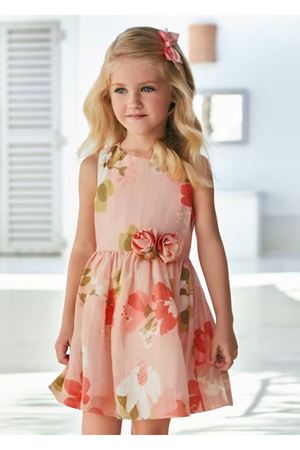 Mayoral Kız Çocuk Elbise 3911-88 Krem