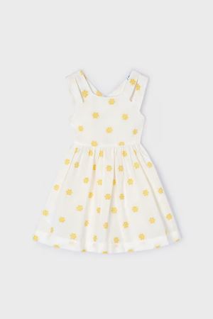 Mayoral Kız Çocuk Elbise 03922-94 Krem