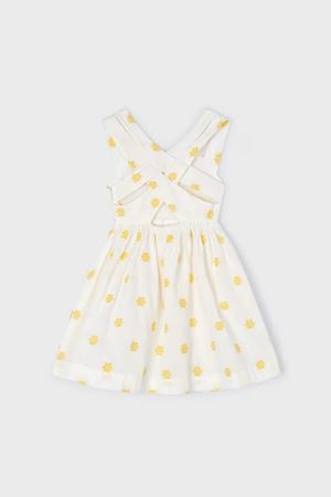 Mayoral Kız Çocuk Elbise 03922-94 Krem