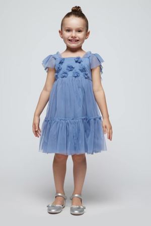 Mayoral Kız Çocuk Elbise 03929-25 Mavi