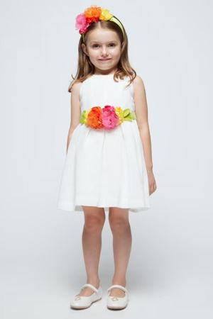 Mayoral Kız Çocuk Elbise 03959-14 Beyaz