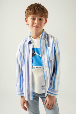 Mayoral Erkek Oxford Gömlek 6125-39 Beyaz