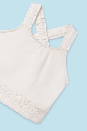 Mayoral Kız Şort Set 6275-64 Krem