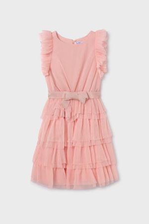 Mayoral Kız Elbise 06943-64 Pembe