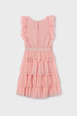Mayoral Kız Elbise 06943-64 Pembe