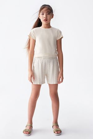 NK KIDS 36328-TERRA BLUZ 8/14 KREM/KAHVE 