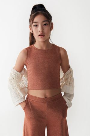 NK KIDS 36343-GÜPÜRLÜ HIRKA 8/14 KREM