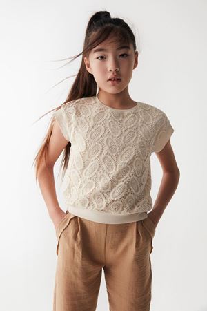 NK KIDS 36364-VİKTORYA BLUZ 8/14 KREM