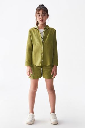 NK KIDS 36373-MIA GÖMLEK 8/14 HAKİ