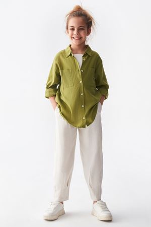 NK KIDS 36373-MIA GÖMLEK 8/14 HAKİ