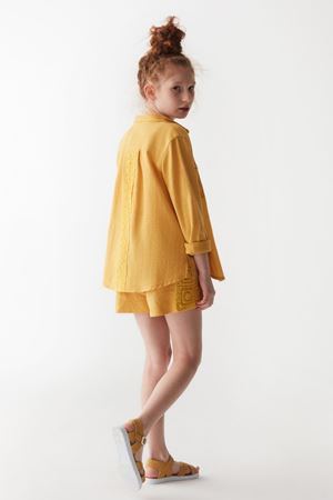 NK KIDS 36373-MIA GÖMLEK 8/14 SARI