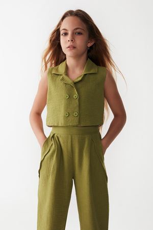 NK KIDS 36404-OLIVE YELEK 8/14 YEŞİL
