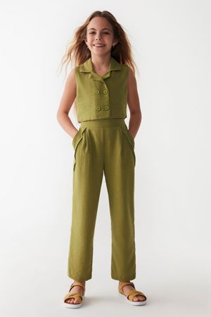 NK KIDS 36404-OLIVE YELEK 8/14 YEŞİL