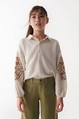 NK KIDS 36417-KANEVİÇE GÖMLEK 8/14 KREM