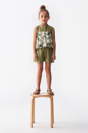 NK KIDS 36502-INDIA BLUZ HAKİ 4/8 