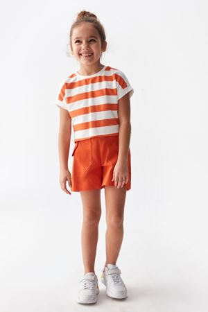 NK KIDS 36528-GELİNCİK T-SHIRT 4/8 TURUNCU