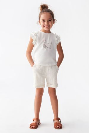 NK KIDS 36531-LARA BLUZ 4/8 EKRU