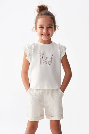 NK KIDS 36531-LARA BLUZ 4/8 EKRU