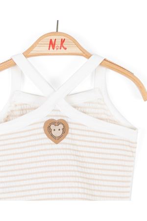 NK KIDS 36610-CREMO BLUZ 1/4 EKRU/VİZON 