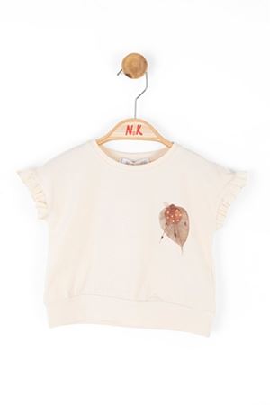 NK KIDS 36613-SEPYA T-SHIRT 1/4 KREM 