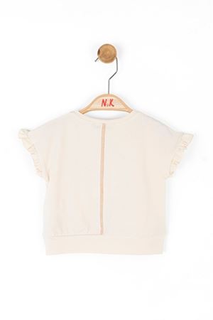 NK KIDS 36613-SEPYA T-SHIRT 1/4 KREM 