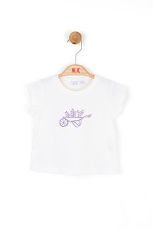 NK KIDS 36615-FIESTA TSIRT 1/4 EKRU/LİLA 