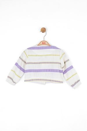 NK KIDS 36620-FRESH CEKET 1/4 EKRU-LİLA 