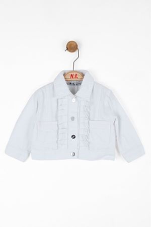 NK KIDS 36702-LADY CEKET 1/4 BEYAZ 