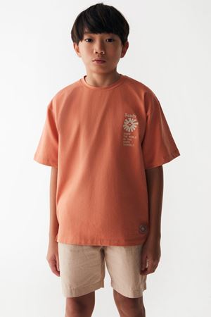 NK KIDS 46303-FİGÜR T-SHIRT 8/14 TURUNCU