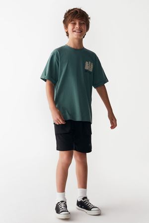 NK KIDS 46308-YEŞİL TRİBAL T-SHIRT 8/14