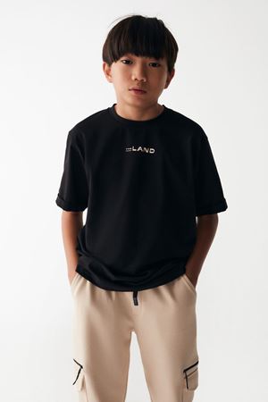 NK KIDS 46312-LAND T-SHIRT 8/14 SİYAH 