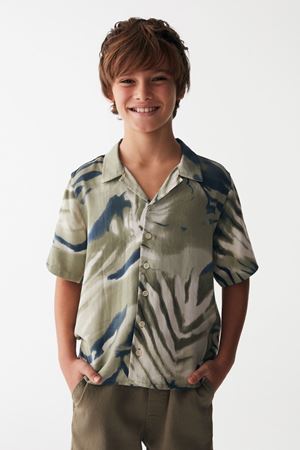 NK KIDS 46325-KAREN GÖMLEK 8/14 YEŞİL