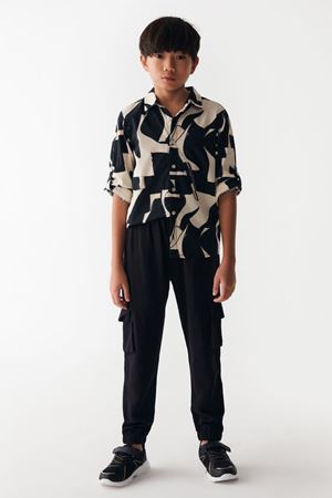 NK KIDS 46326-COMFORT GÖMLEK 8/14 SİYAH 