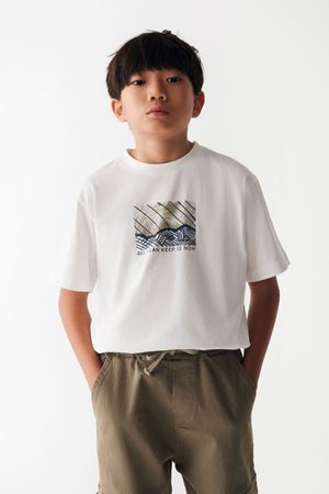NK KIDS 46329-KAREN TSHIRT 8/14 EKRU
