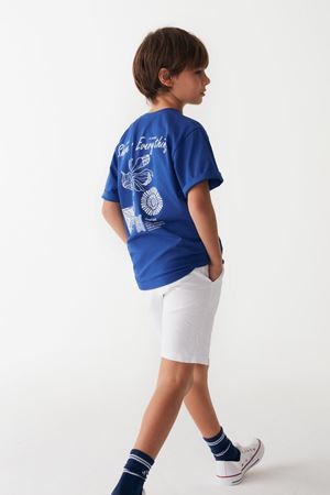 NK KIDS 46335-SHAPE TSHIRT 8/14 SAX