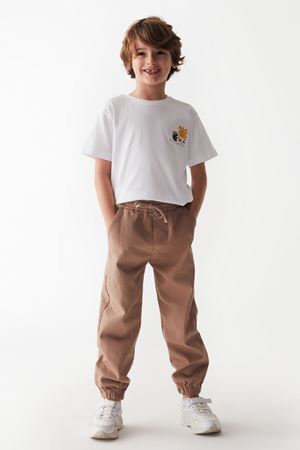 NK KIDS 46502-PİRAMİT T-SHIRT 4/8 BEYAZ 